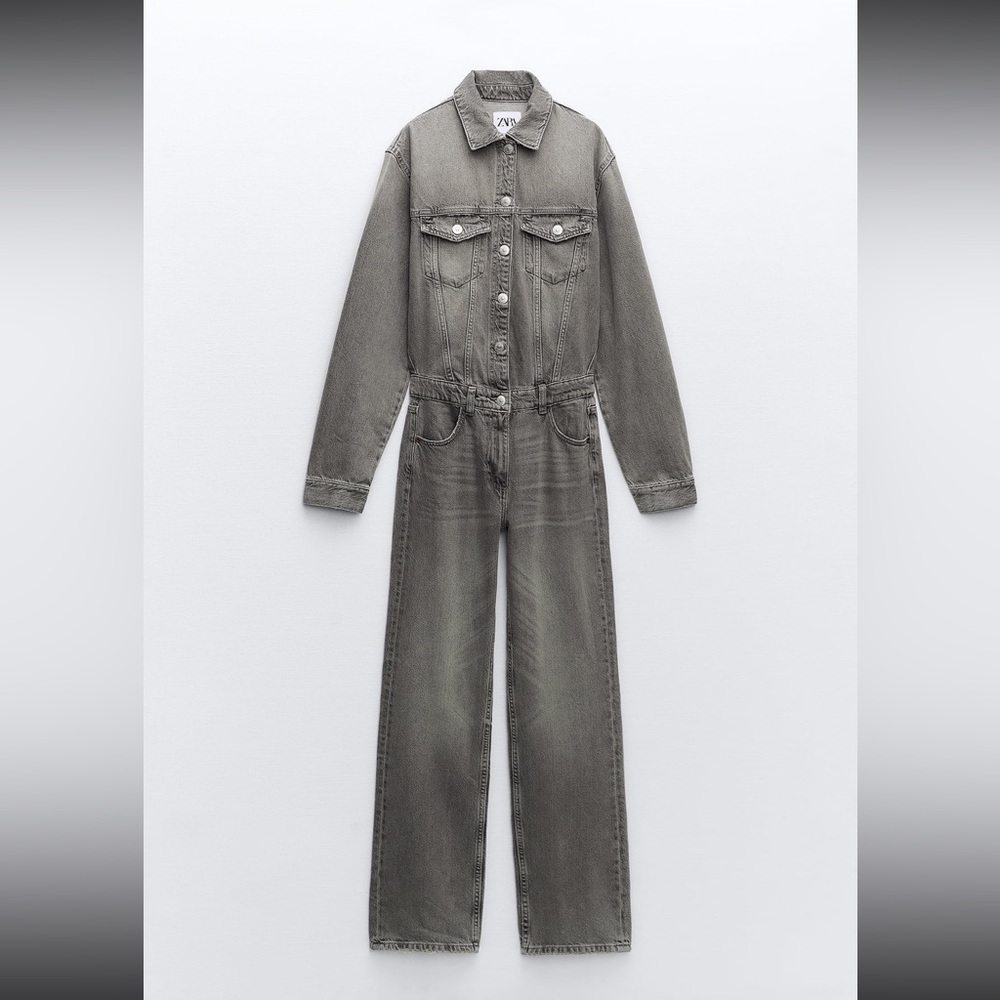 Zara Denim Jumpsuit